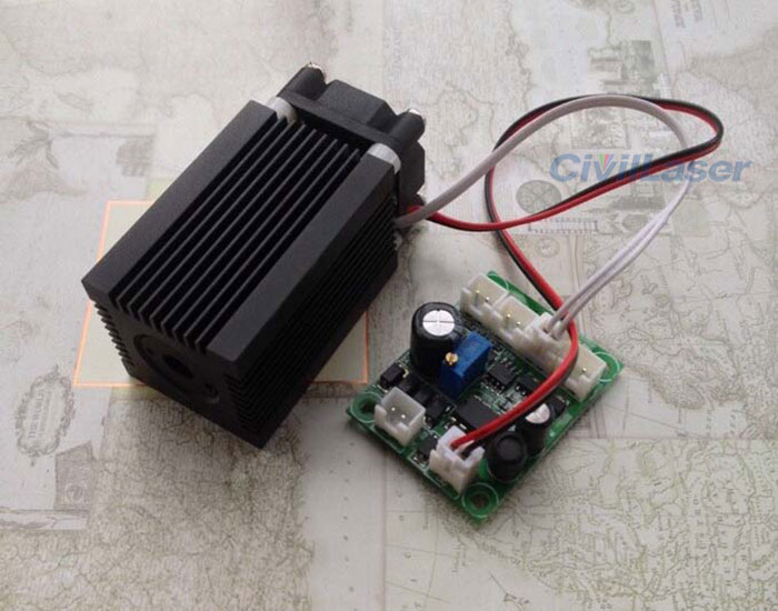 660nm 100mw TTL Rojo Módulo láser Dot Industrial Módulo láser
